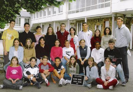 Mon clase de l'année dernière